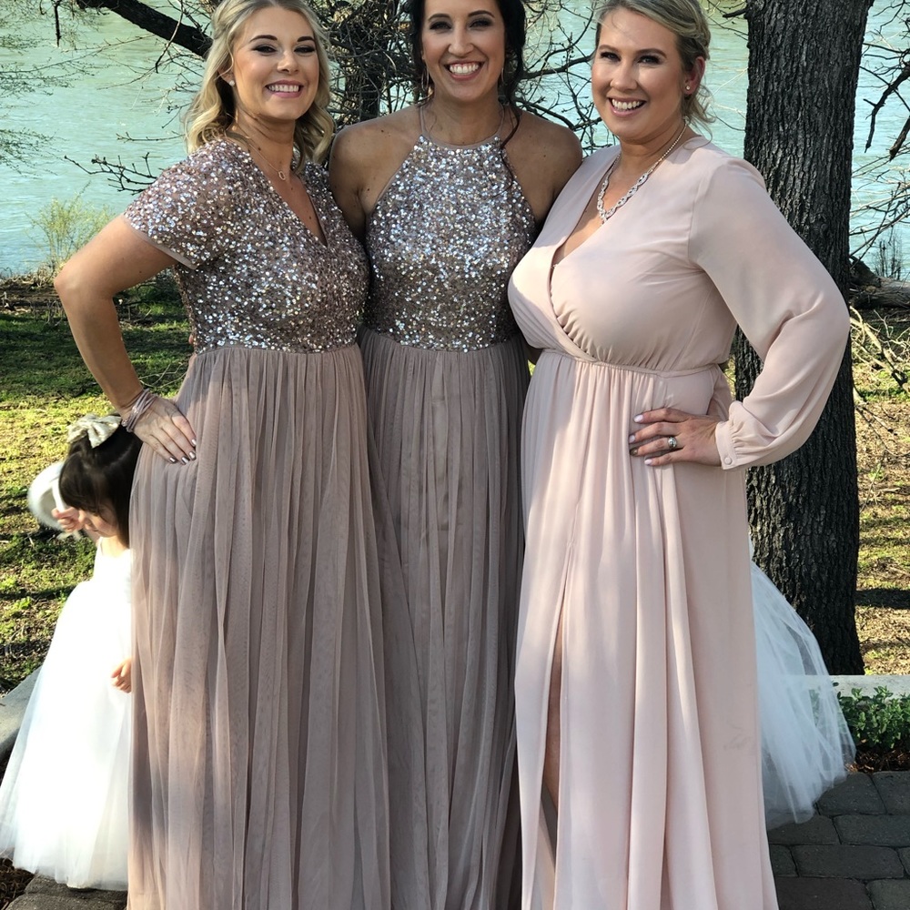 Maya ASOS Sequin Bridesmaids Dress